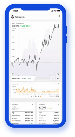 App mobile per il monitoraggio del portafoglio con dati crypto aggiornati in tempo reale